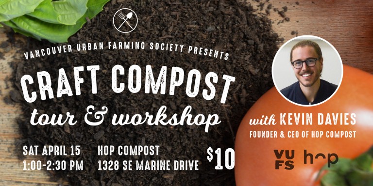 Hop Compost Workshop and Tour poster